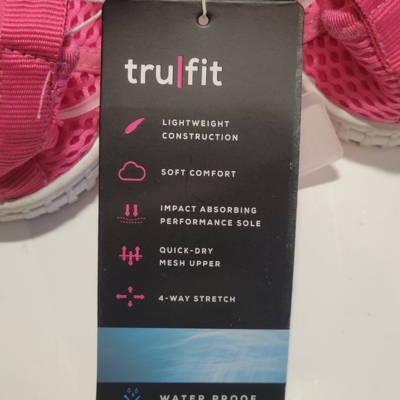 Tru Fit High Performance Ventilated Water Shoe Women's Size 9/10 Pink - Picture 8 of 8